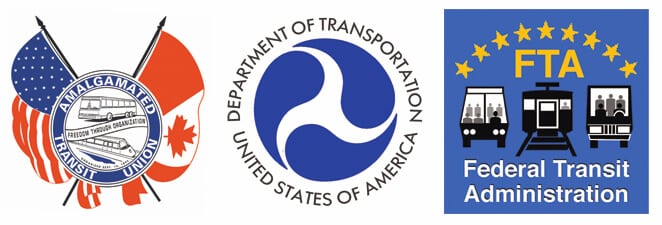 Department of Transportation logos.