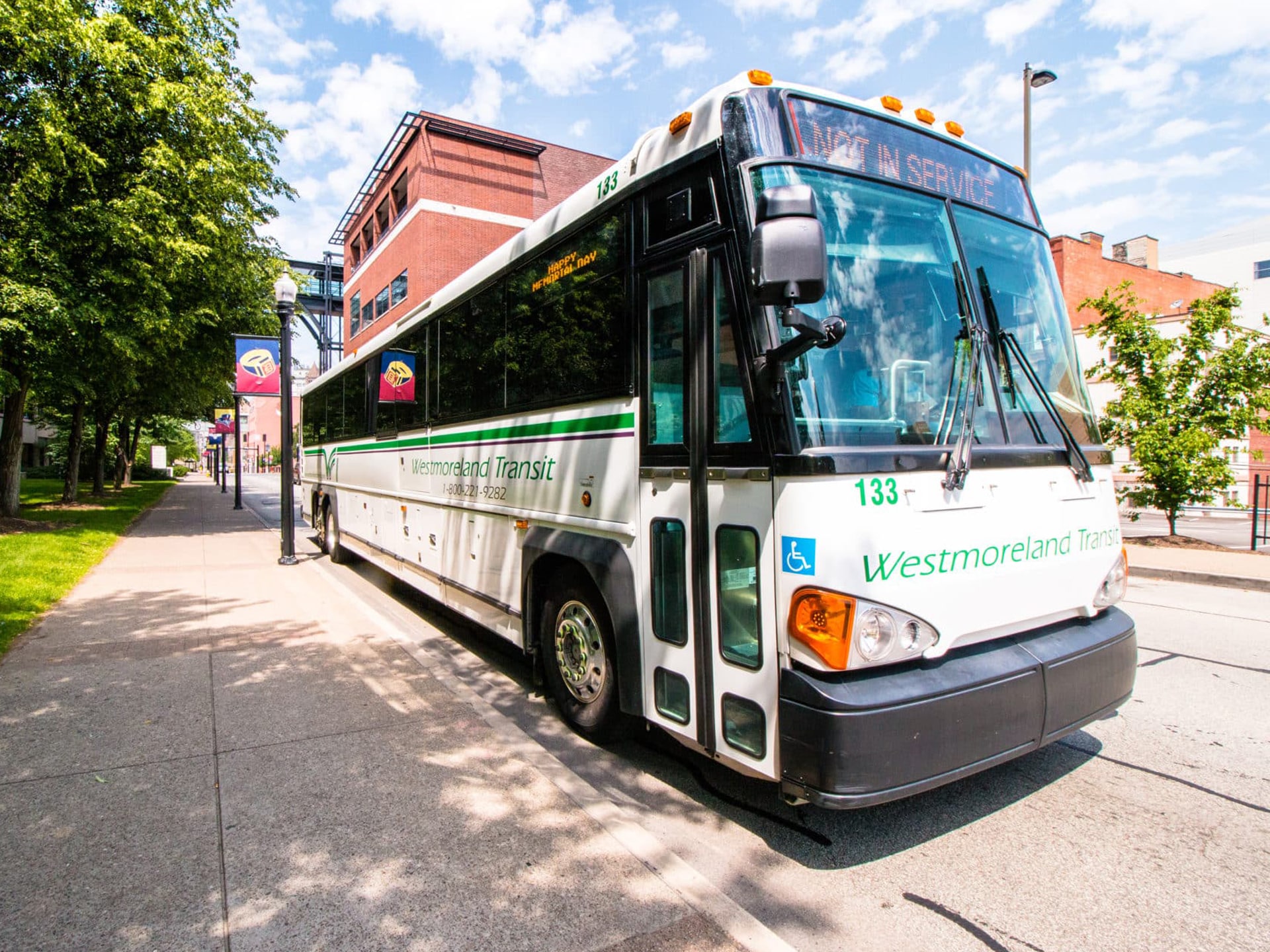 WCTA bus in Pittsburgh 