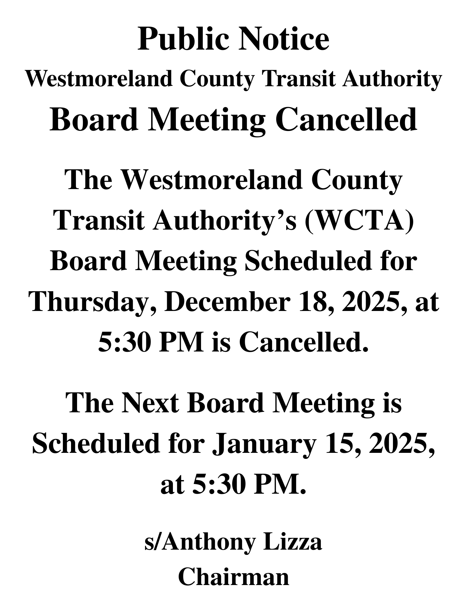 BM Cancellation 12-18-25