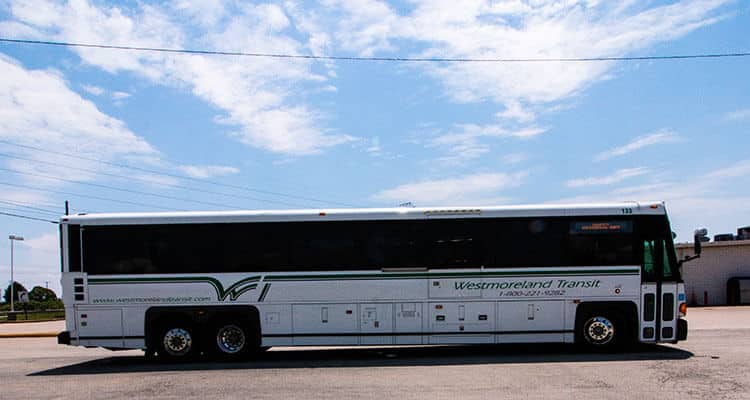 Westmoreland Transit bus on route 12.